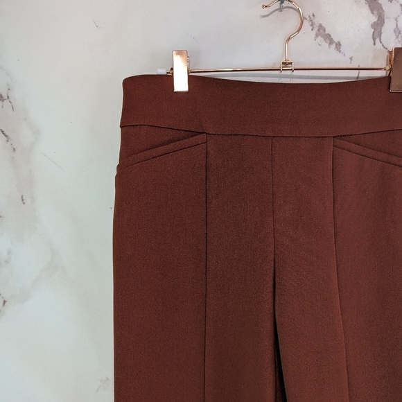 Chicos Pant Women 00 2 Rust Red So Slimming Stretch Skinny Ankle Pull On High - Picture 2 of 10